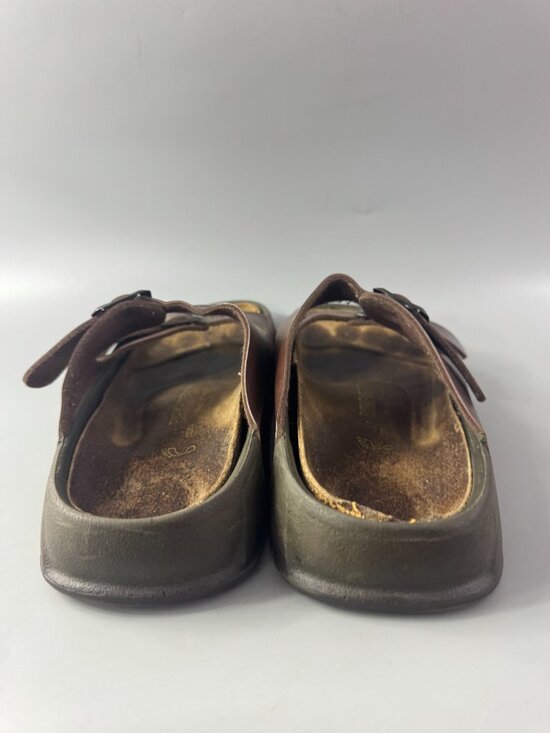 Birkenstock Special Edition Brown Leather Arizona Sandals, Size 41 main image 14